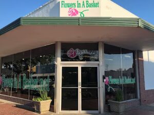 flowers in a basket sanger 1063