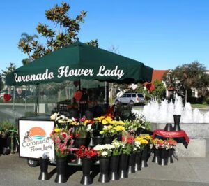 The Coronado Flower Lady the coronado flower lady coronado 639